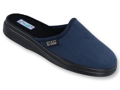 132D006 - Befado Dr. ORTO - pantofle modré dámské