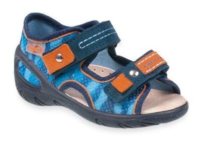065P114 21 - SUNNY - chl.sandálky, modrý maskáč