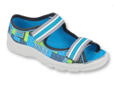 969X152 25 - chlapecké sandálky Befado modré