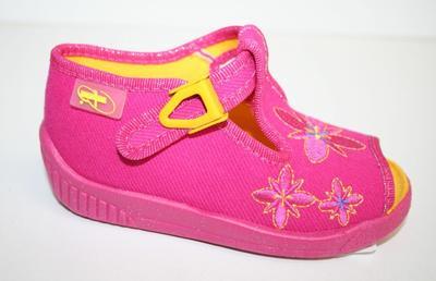 631B194 26 - dívčí sandálek, růžová, kytičky