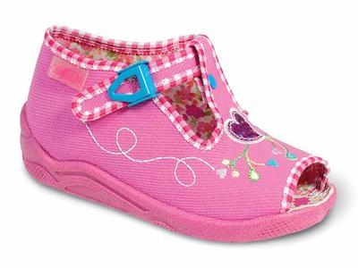 947P188 18 - dívčí sandálek, růžová, srdíčko