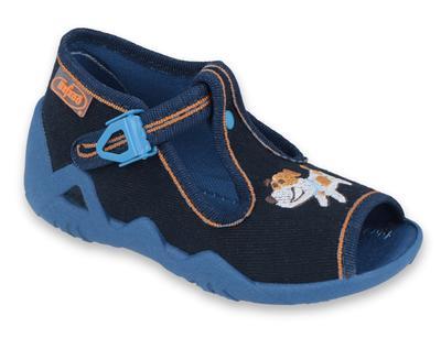 217P105 18 - chlapecký sandálek modrý, pejsek