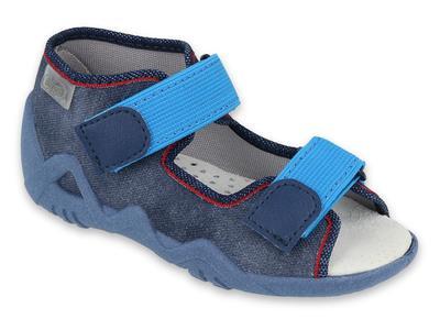 350P015 18 - chlapecké sandálky Befado modré