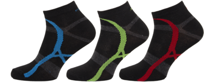 1128 - pánské kotník. ponožky čáry, 27-29 (41-43)