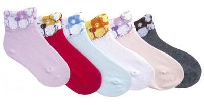 113N - kojenecké ponožky PEJSEK, vel.0-6 měsíců