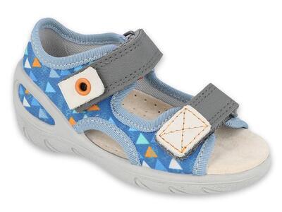 065P158 20 - SUNNY chlapecké sandálky Befado modré