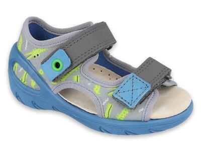 065P159 20 - SUNNY chlapecké sandálky Befado šedé