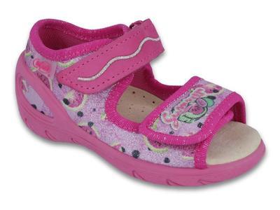433X030 26 - SUNNY - dív.sandálky, růžová, melouny
