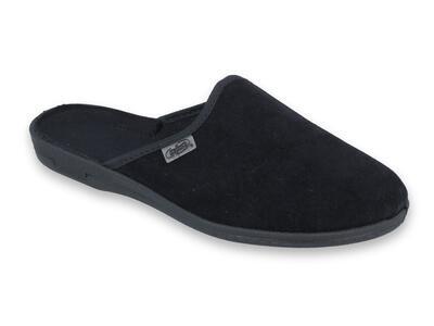 715M009 41 - pantofle TONI (černé jednobarevné)