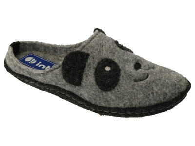 709Y003 27 - dětské pantofle Inblu šedé, zvířátko