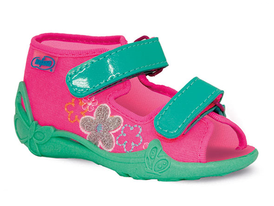242P029 20 - dívčí sandálky Befado, neon.růžová
