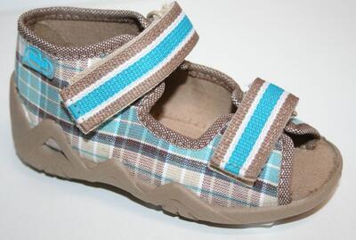 250P016 20 - chlapecké sandálky Befado 2SZ béžová