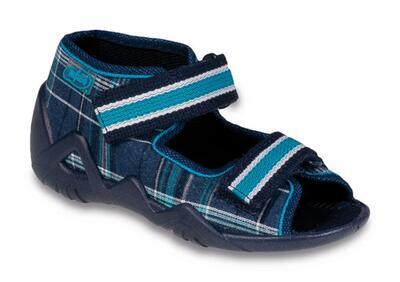 250P028 18 - chlapecké sandálky Befado 2SZ modrá