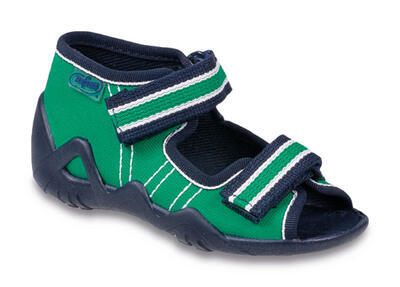 250P033 20 - chlapecké sandálky Befado 2SZ zelená