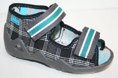 250P017 18 - chlapecké sandálky Befado 2SZ káro