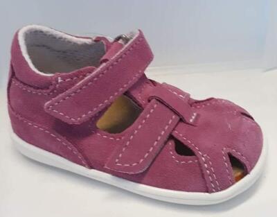 JONAP 041S dívčí kožené sandálky, SZ, růžová