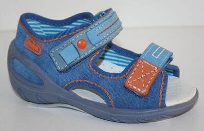 065P107 22 - SUNNY chlapecké sandálky Befado modré