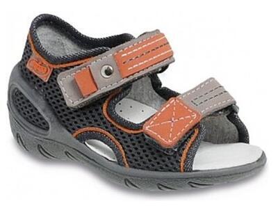 065P096 21 - SUNNY chlapecké sandálky Befado, šedé