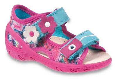 065P109 23 - SUNNY dívčí sandálky Befado růžové