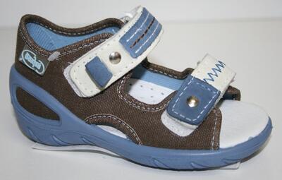 065P060 20 - SUNNY chlapecké sandálky Befado hnědé