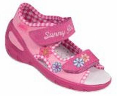 065P034 23 - SUNNY dívčí sandálky Befado růžové