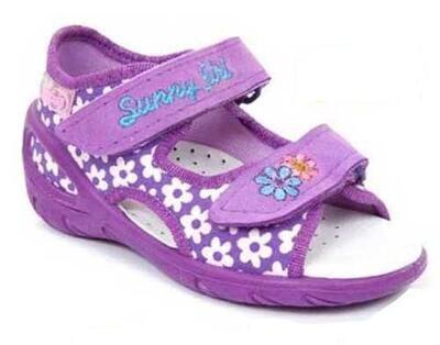 065P045 20 - SUNNY dívčí sandálky Befado fialové