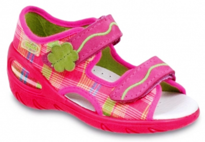 065P065 23 - SUNNY dívčí sandálky Befado neonové
