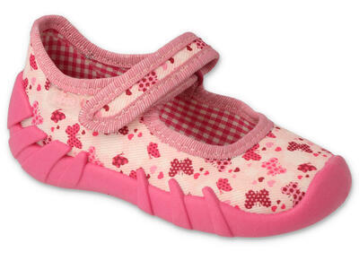 109P257 18 -dívčí růžové botičky Befado,kož.stélka - 1