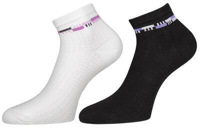 TREPON-TOSCA dámské kotníkové ponožky, 24-25 BÍLÁ