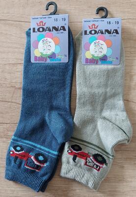 LOANA-TRAKTOR 83067 dětské ponožky, 16-17 (24-25)