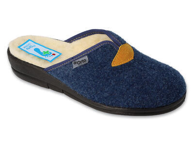 937D636 - Befado Dr.ORTO - dámaké pantofle, modré - 1