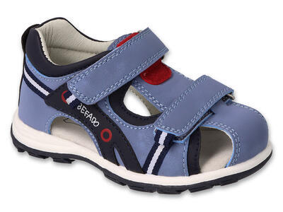 170P072 - chlapecké sandálky Befado BOW modré - 1