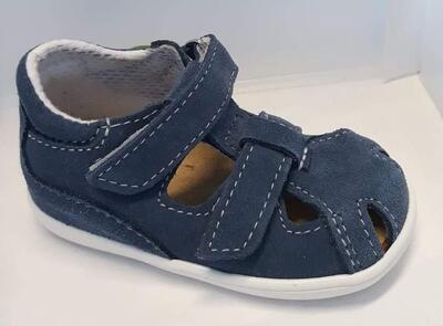 JONAP 041S chlapecké kožené sandálky,SZ,modrá