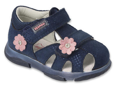 170P078 - dívčí sandálky Befado BALERINA modré - 1