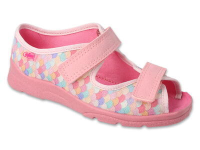 969Y169 31 - dívčí sandálky Befado růžové - 1