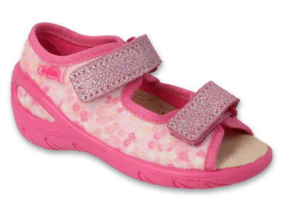 063X015 26 - SUNNY dívčí sandálky Befado růžové - 1