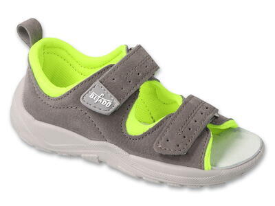 721P006 20 -  FLY chlapecké sandálky Befado šedé - 1