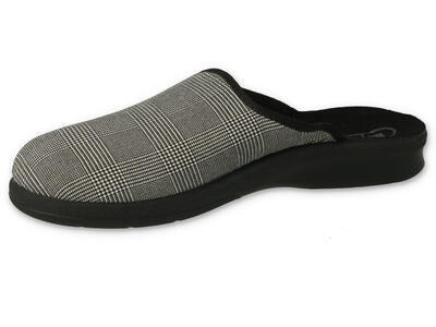 548M027 39 - pánské pantofle Befado LEON ZŠ, šedé - 2