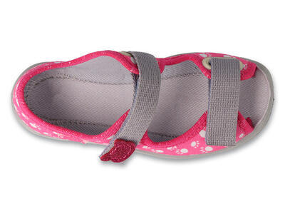 969Y166 31 - dívčí sandálky Befado růžové, kočka - 2