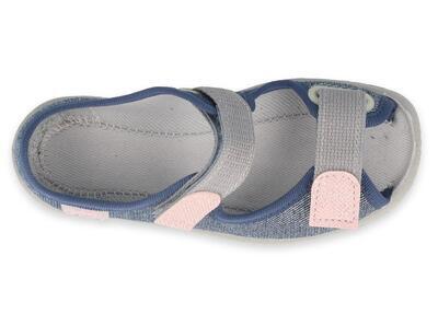 969Y167 31 - dívčí sandálky Befado modré - 2