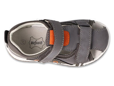 170P073 - chlapecké sandálky Befado Bow šedé - 2