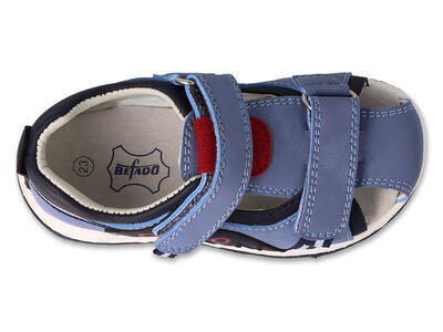 170P072 - chlapecké sandálky Befado BOW modré - 2