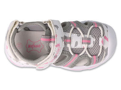 170P076 - dívčí sandálky Befado SPORT růžové - 2