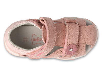 170P079 20 - dívčí sandálky Befado FLOWER růžové - 2