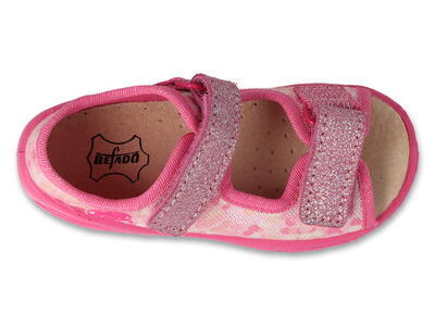 063X015 26 - SUNNY dívčí sandálky Befado růžové - 2